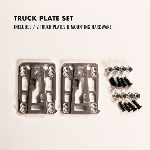 Qwiktruks - Quick Release System(Truck Plate Set, set of 2)